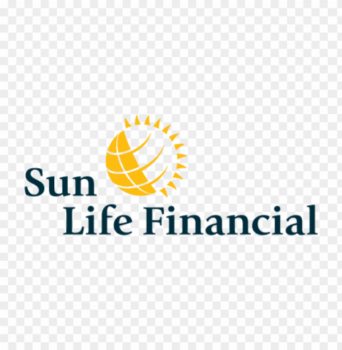 sun life financial logo vector Transparent background PNG images complete pack
