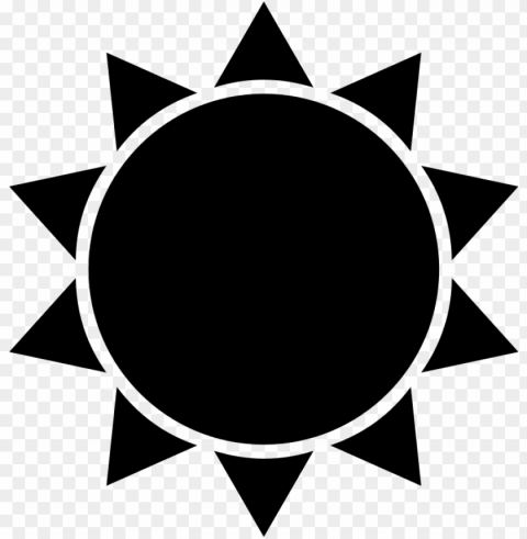 sun silhouette clip art at getdrawings - sun icon Transparent PNG graphics assortment