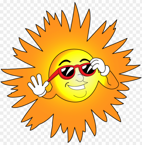 sun with glasses PNG Graphic Isolated on Transparent Background PNG transparent with Clear Background ID 28dbc1fd