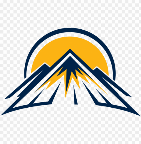 sundown mountain logo - mountain logo ClearCut Background PNG Isolated Subject