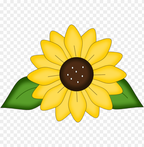Sunflower Svg Free Isolated Graphic On Clear PNG