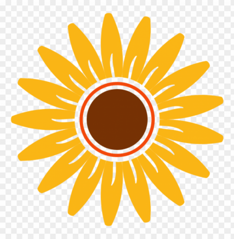 sunflower vector PNG high resolution free PNG transparent with Clear Background ID 03467b7d