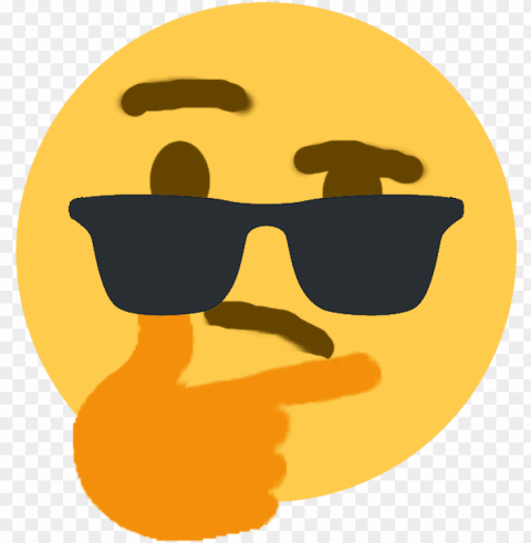 sunglass think - thonking Transparent PNG graphics library