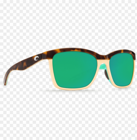 sunglasses costa del mar anaa shiny retro tort cream Transparent Cutout PNG Graphic Isolation