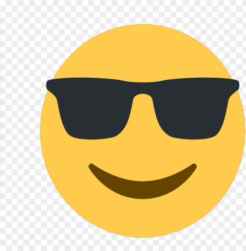 sunglasses emoji - facebook new emoji glasses Transparent PNG image