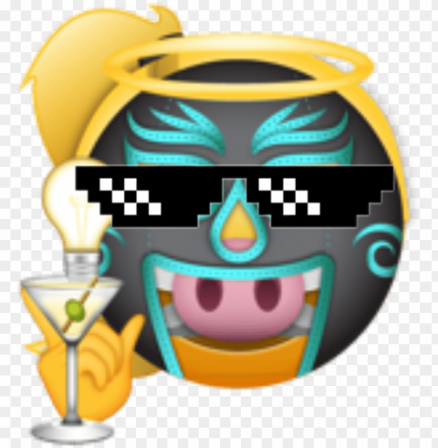 sunglasses mlg pig sweden sverige angel emoji emojistic PNG images with alpha background
