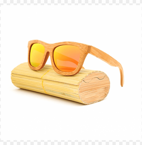 Sunglasses - Wood Transparent Background PNG Isolated Graphic