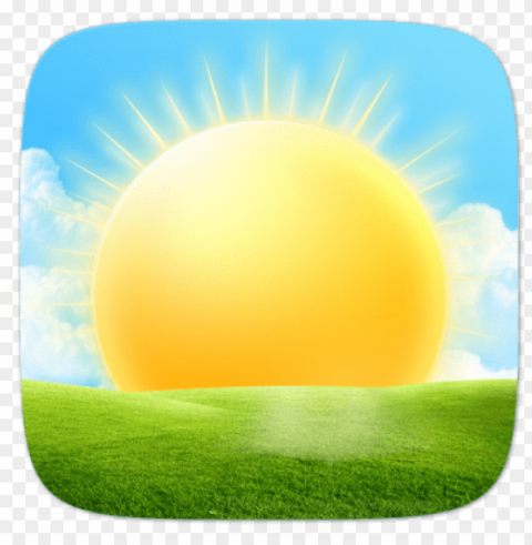 sunset - go weather forecast & widgets logo PNG Graphic with Isolated Transparency