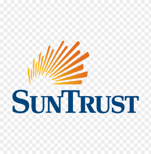 suntrust banks vector logo Transparent PNG Isolated Graphic with Clarity