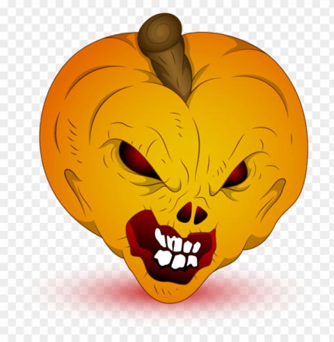 super angry pumpkin halloween Free download PNG images with alpha transparency