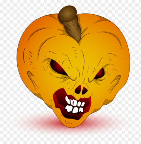 Super Angry Pumpkin Halloween Free Download PNG Images With Alpha Transparency