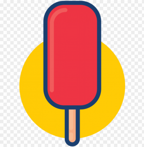 super ice cream - popsicle icon ClearCut Background PNG Isolated Subject
