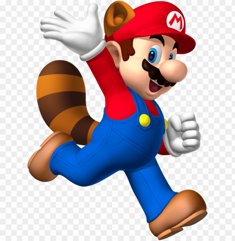 Super Mario Raccoon Png - Super Mario Birthday Candle Set - Party Supplies Transparent Image