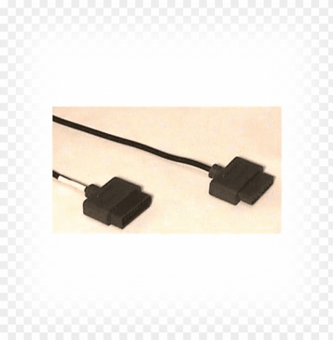 super nintendo controller extension cable 6 - electrical connector Isolated Item with Transparent Background PNG
