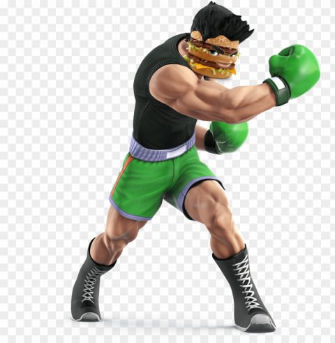 super smash bros - little mac smash ultimate Isolated Character in Transparent Background PNG