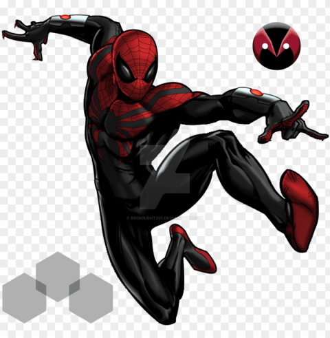 superior spiderman 3 marvel avenger alliance by redknightz01-d7sal2b - spiderman 2099 Transparent PNG download