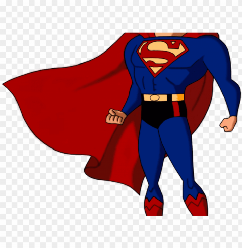 superman clipart dcau - superman cartoon drawi Alpha PNGs