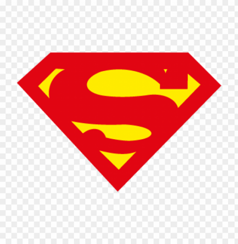 superman eps vector logo download free PNG Graphic Isolated on Clear Background Detail