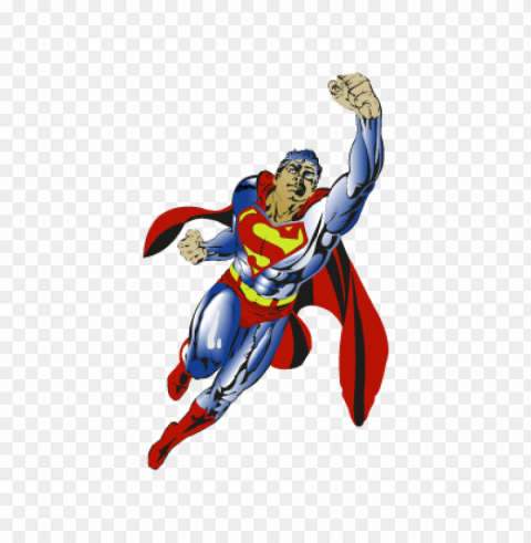 superman flying vector logo free download Isolated Design Element on Transparent PNG
