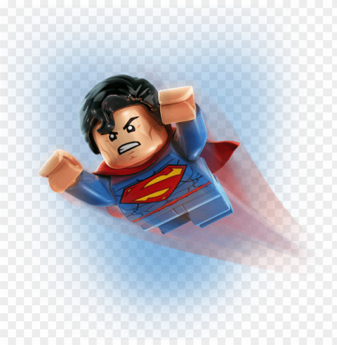 superman lego - liga da justiça lego PNG with clear transparency