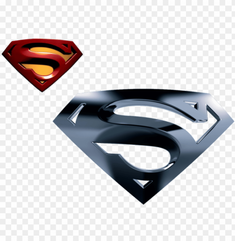 superman logo transparent background download - silver superman logo Alpha PNGs