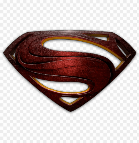 superman man of steel symbol - man of steel logo Transparent PNG Object with Isolation