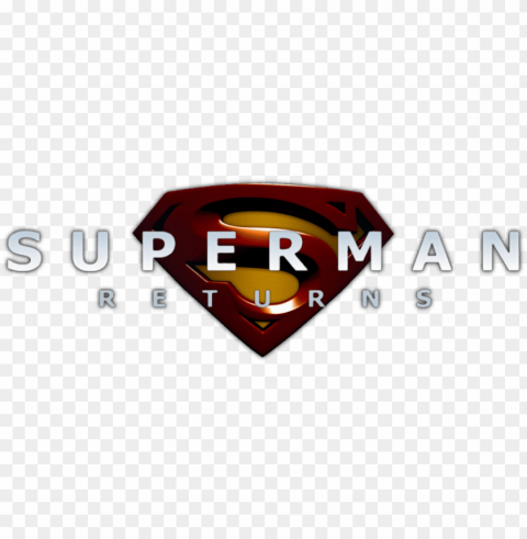 superman returns logo HighResolution Transparent PNG Isolated Graphic