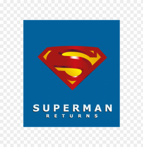 superman returns vector logo free Isolated Subject on HighResolution Transparent PNG