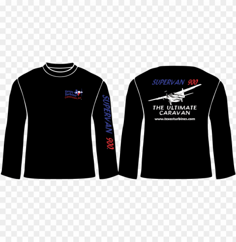 supervan - long-sleeved t-shirt PNG for educational projects