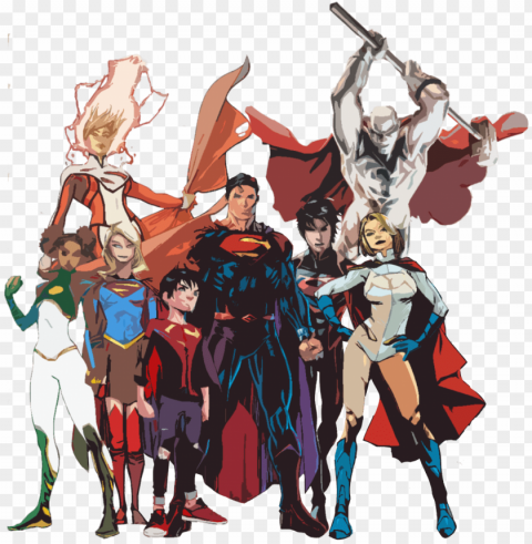 superwoman supergirl superboy jonathan kent superman - dc comics superwoman lana la PNG without background