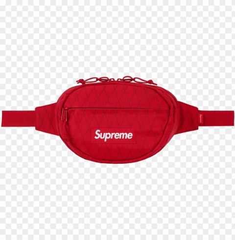 supreme waist bag fw18 - red supreme waist ba PNG images with transparent layer