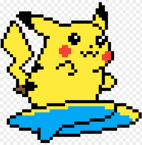 surfing pikachu Transparent PNG images with high resolution