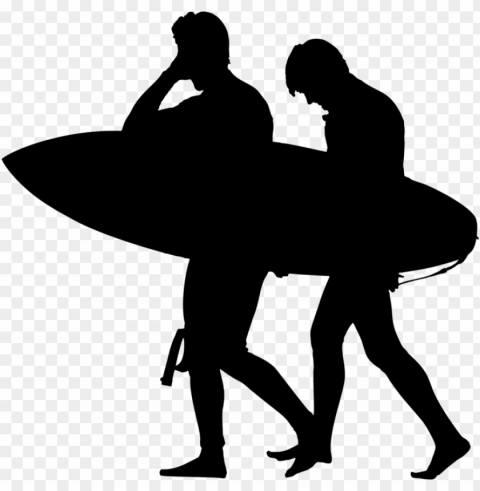 surfing silhouette computer icons download - hands on hips silhouette Transparent PNG images bundle