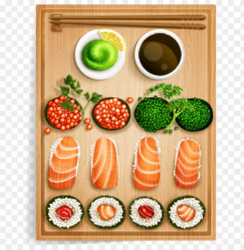 sushi set PNG file with no watermark PNG transparent with Clear Background ID b45d7b1b