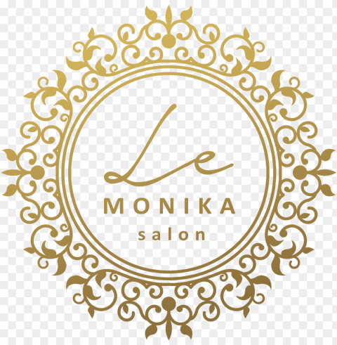 svatební salon le monika - wedding logo desi Transparent Background Isolated PNG Illustration