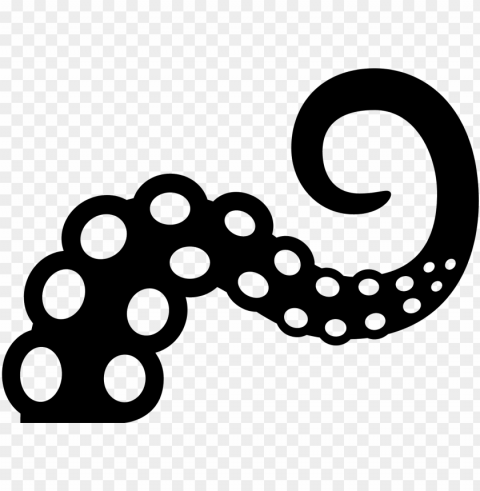 svg black and white library tentacles icon - tentacles ico Clear Background PNG Isolated Graphic