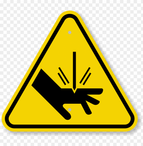 svg free library electric vector hazard - hand crush warning si Transparent PNG pictures archive