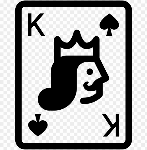 svg free library of spades icon free and - king of spades icon PNG images for personal projects