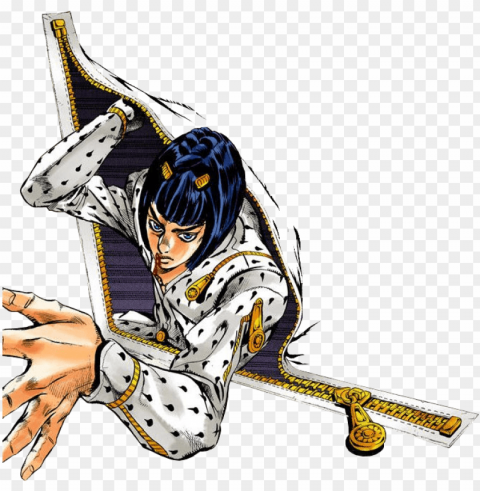 Svg Neggie Jjba Jojos Bizarre Adventure Vento - Sticky Fingers Jojo Free PNG Transparent Images