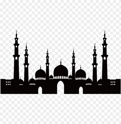 svg free stock islamic architecture material transprent - siluet masjid vector Transparent background PNG images complete pack