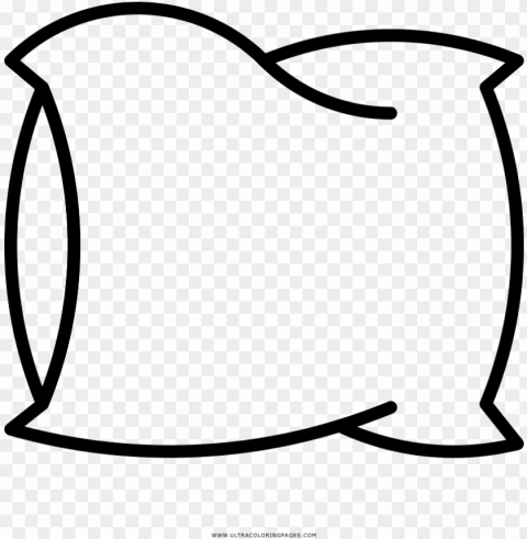 svg freeuse download bagel drawing line - pillow drawi Transparent PNG Isolated Object