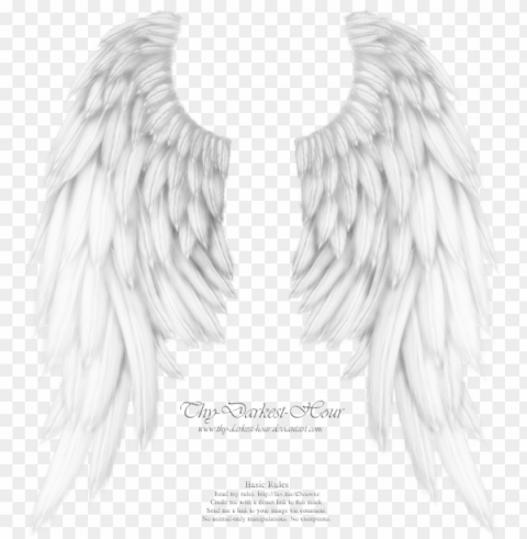 svg library download angels drawing realistic - white angel wings Transparent Background PNG Isolated Character