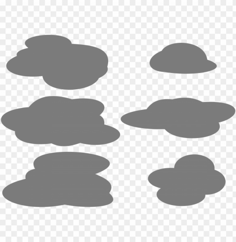 svg royalty free stock collection of free clouding - halloween cloud clipart Transparent PNG images set