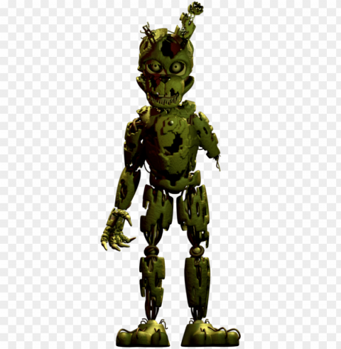 svg transparent springtrap transparent five nights - fnaf scrap trap full body Isolated Character in Clear Background PNG PNG transparent with Clear Background ID 5f1d60bd