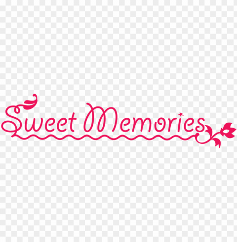 sweet memories - sweet memories logo PNG Isolated Design Element with Clarity