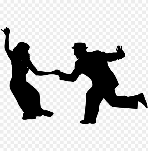 swing dancers silhouette at getdrawings - swing dance silhouette PNG images with high transparency