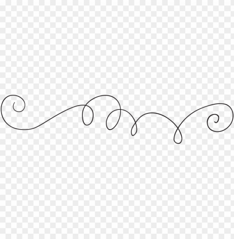 swirl line design Isolated Character in Transparent PNG
