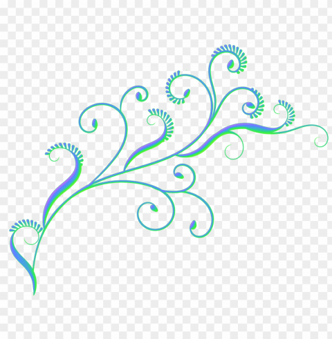 swirl line design PNG Image with Clear Background Isolation