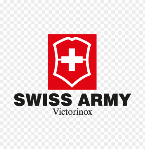 swiss army victorinox vector logo free Clear Background PNG Isolated Design