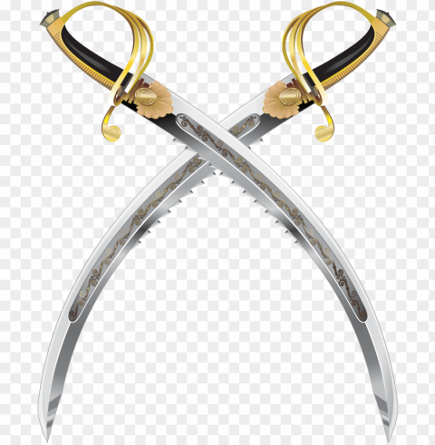 swiss ceremonial swords - twin pirate swords PNG files with no royalties